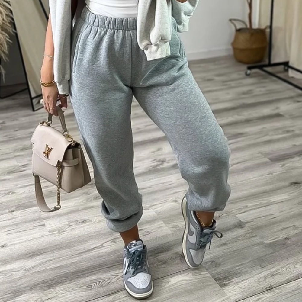 Fleece lined joggers